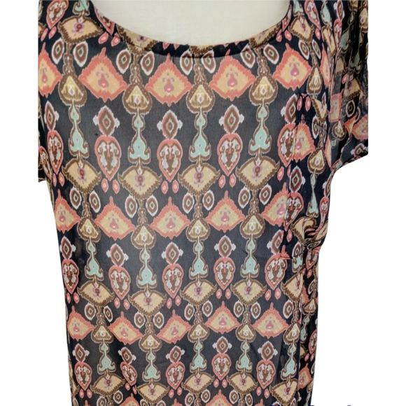 19 Cooper Sheer Scoop Neck Top Size Medium - Picture 2 of 5